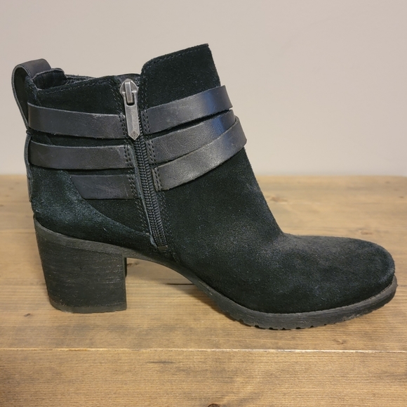 Sam Edelman Suede Leather Booties - Picture 2 of 5